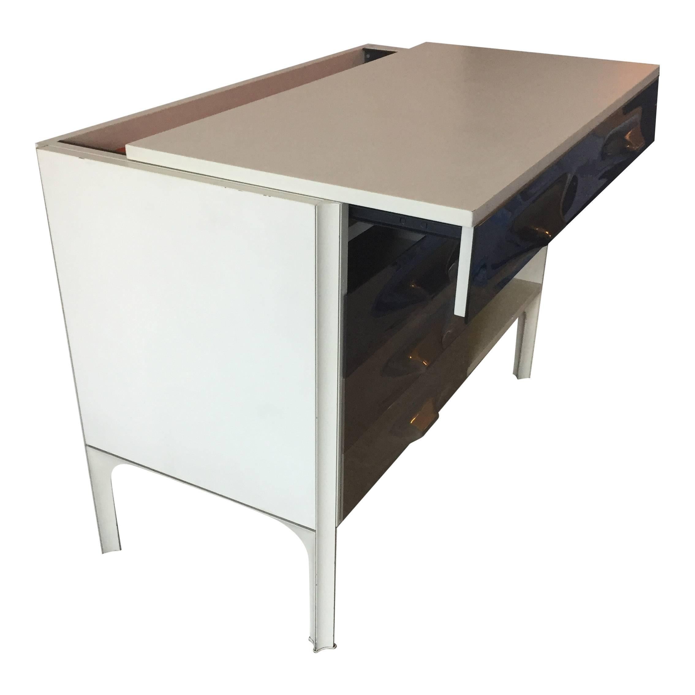 Mid-Century Raymond Loewy DF2000 Writing Desk or Cabinet In Good Condition In BROOKLYN, NY