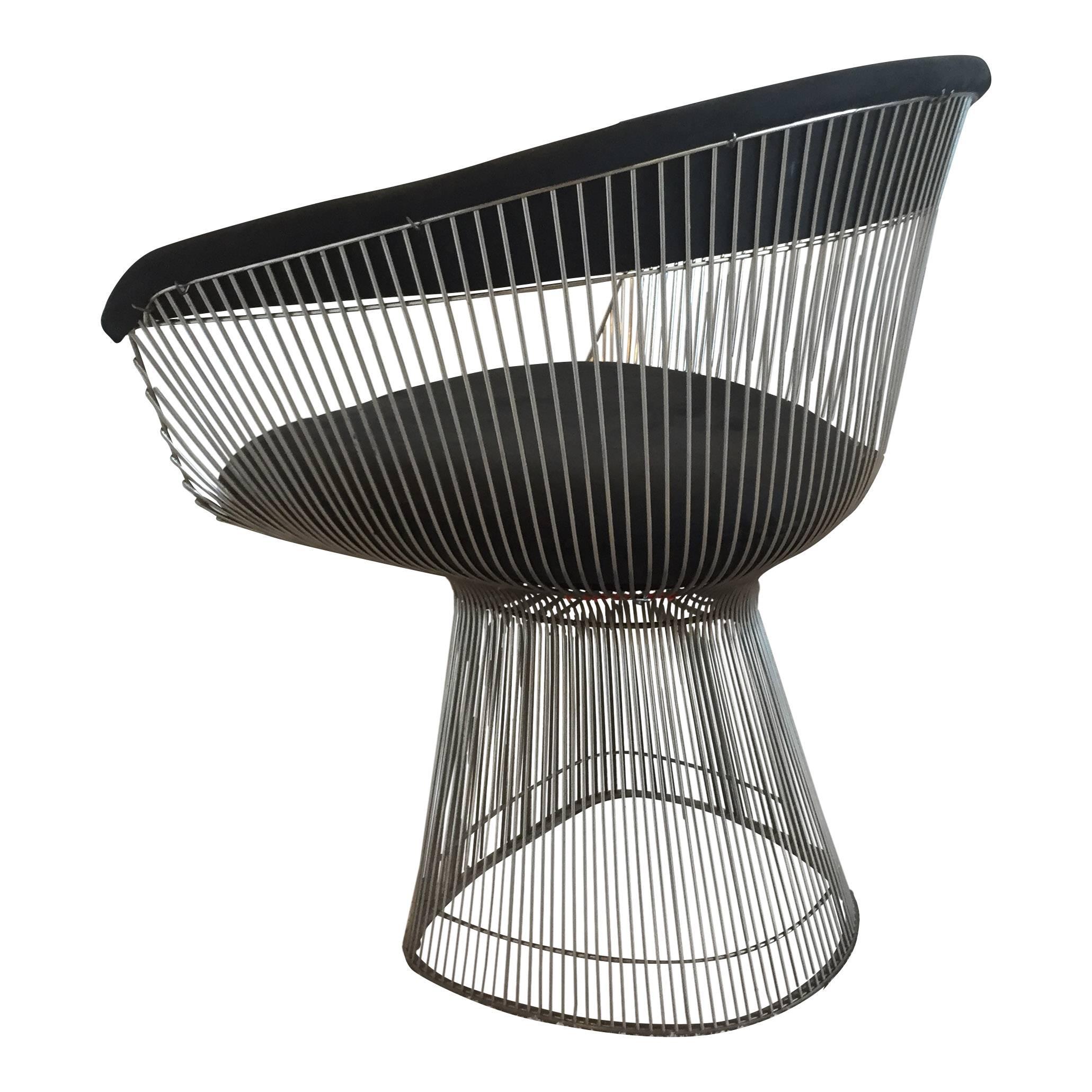 Mid-20th Century Warren Platner for Knoll Dining Chairs, Set of Four