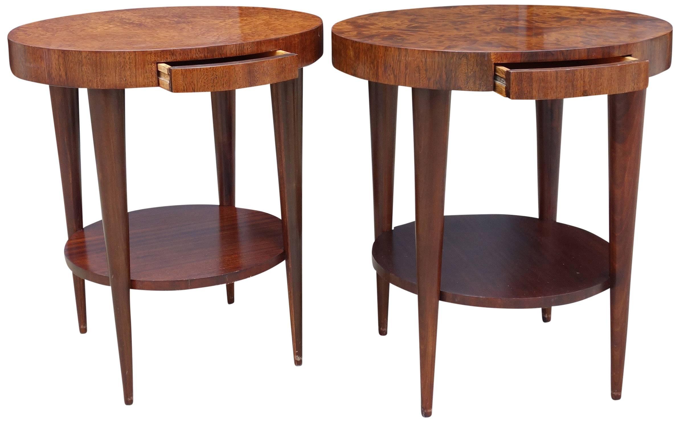 Occasional Tables by Gilbert Rohde for Herman Miller, Pair In Good Condition In BROOKLYN, NY
