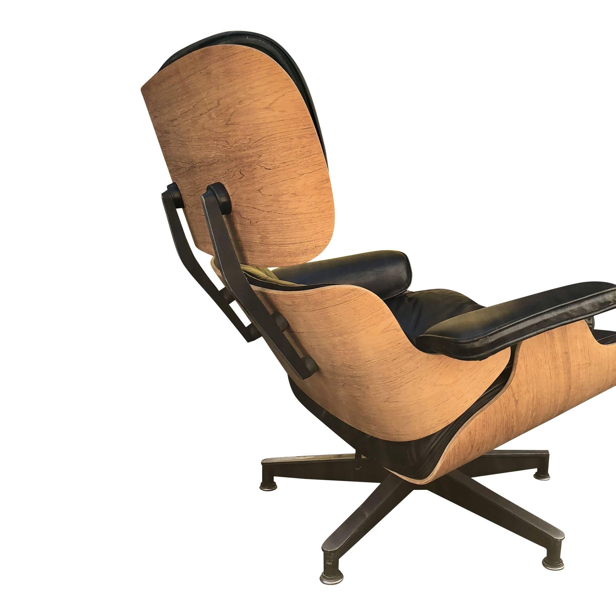 American Eames for Herman Miller Lounge Chairs in Brazilian Rosewood