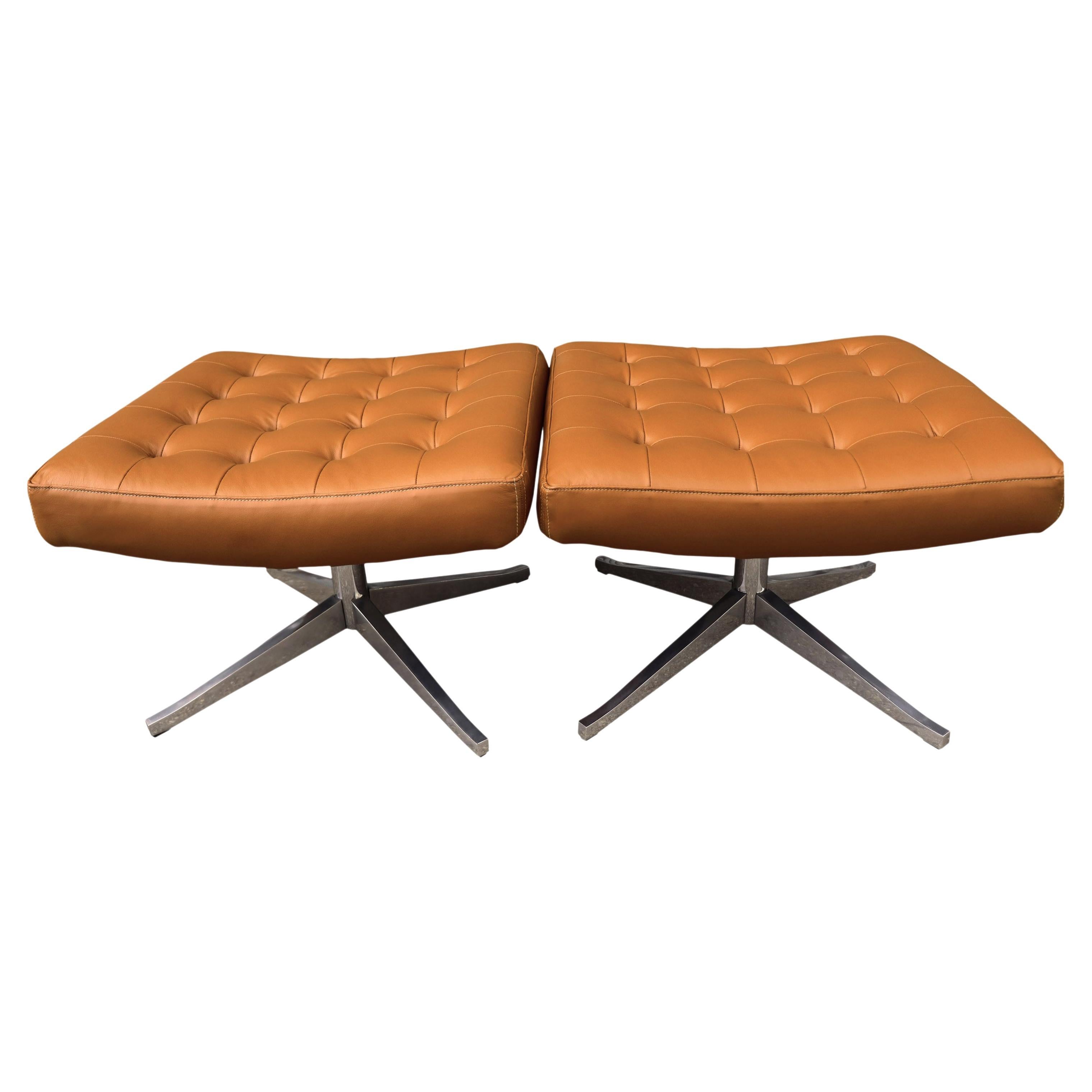 Rare Midcentury Ottoman or Stool for Knoll For Sale