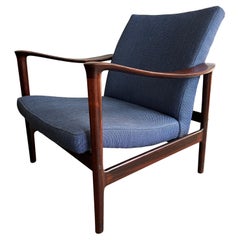 Midcentury Modern Lounge Chair in Rosewood by Torbjorn Afdal 