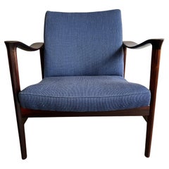 Midcentury Danish Modern Lounge Chair in Rosewood