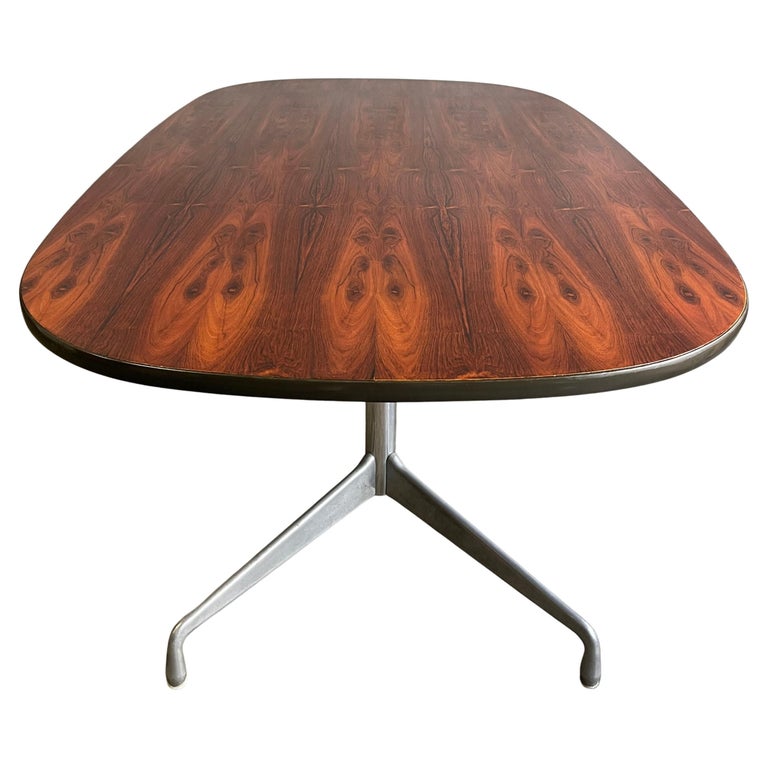 Midcentury Rosewood Table Eames for Herman Miller For Sale