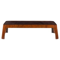 Rose Tarlow Reeded Bois walnut coffee table