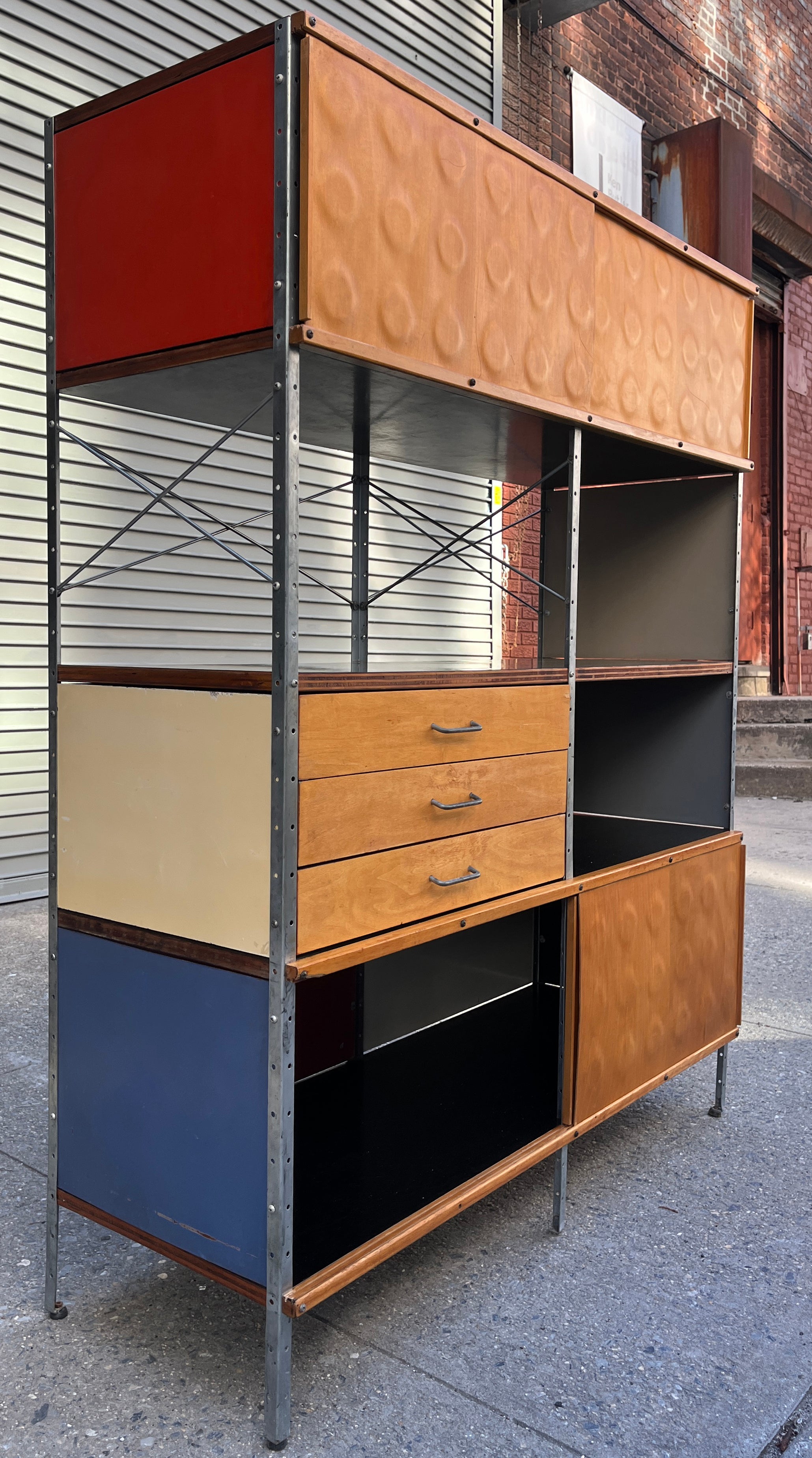 Rare Midcentury Eames ESU 400-C for Herman Miller 1st Series
