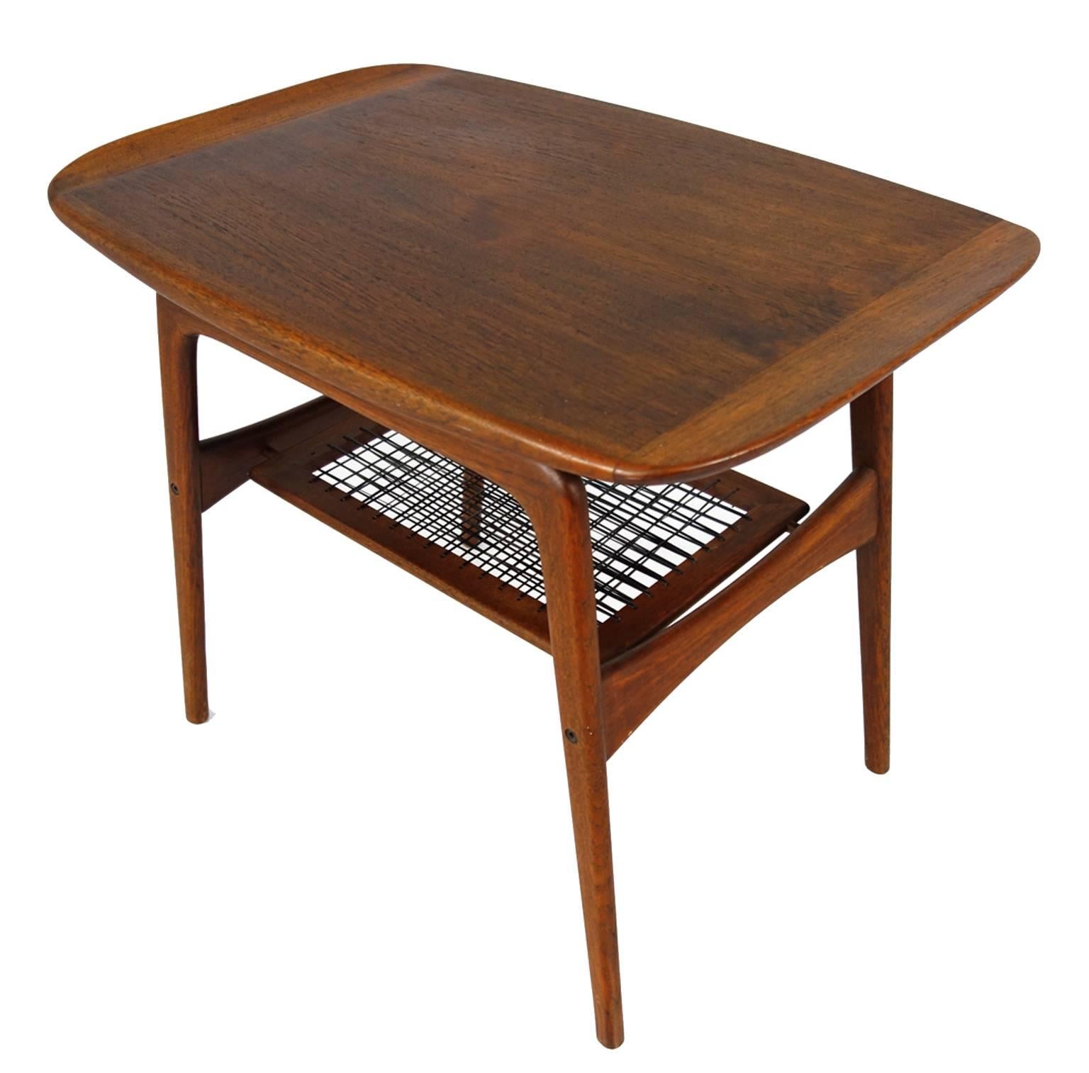Mid-20th Century Two-Tiered Side Table by Arne Hovmand Olsen