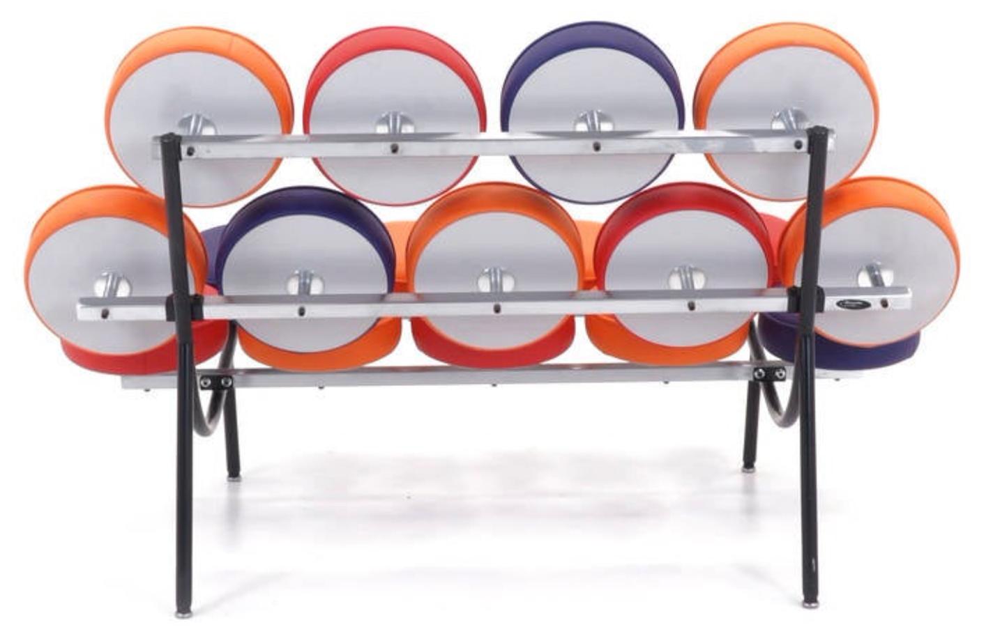 Canapé Marshmallow multicolore en édition limitée de George Nelson pour Herman Miller en vente 2