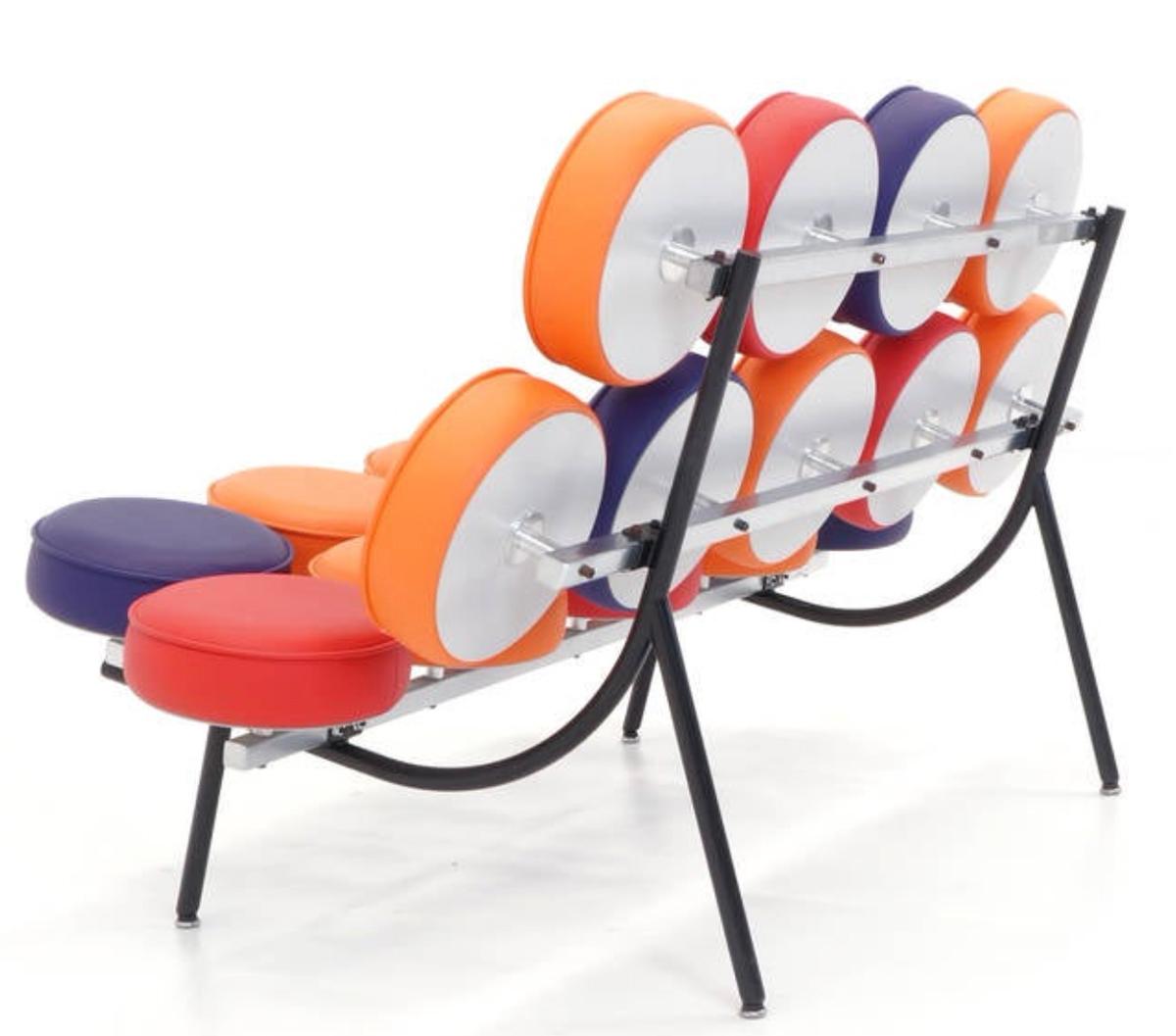 Canapé Marshmallow multicolore en édition limitée de George Nelson pour Herman Miller en vente 4