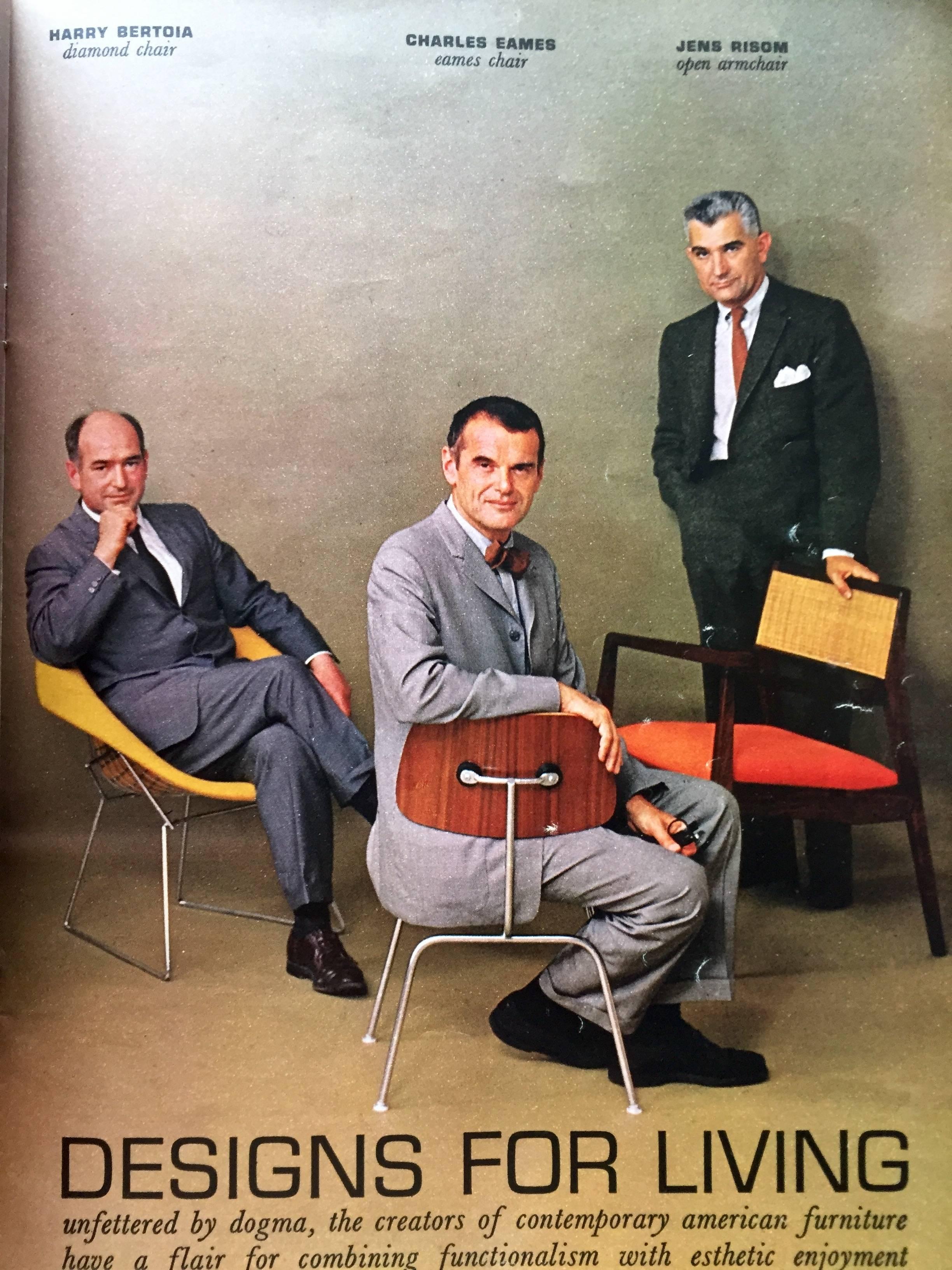 Juillet 1961 Playboy mettant en vedette Eames:: Saarinen:: Bertoia:: Risom:: Wormley:: etc. Excellent état à BROOKLYN, NY