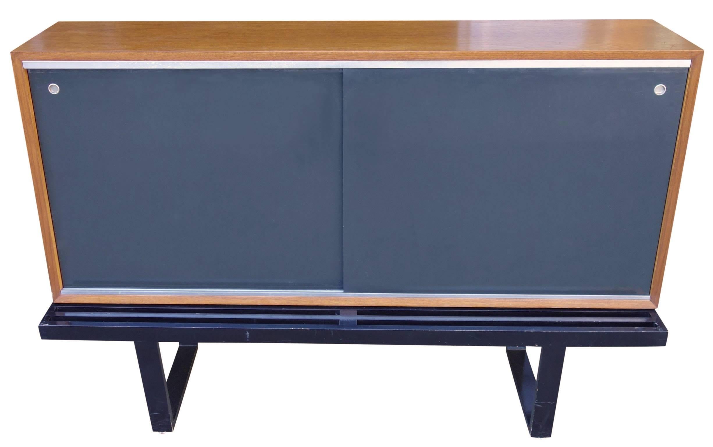 Mid-Century Modern Mid-Century George Nelson for Herman Miller Cabinet or Credenza on Slat Bench