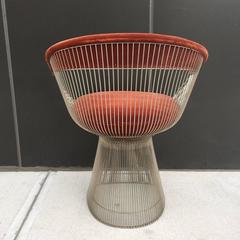 Warren Platner für Knoll Mid-Century Modern Accent Wire Chair