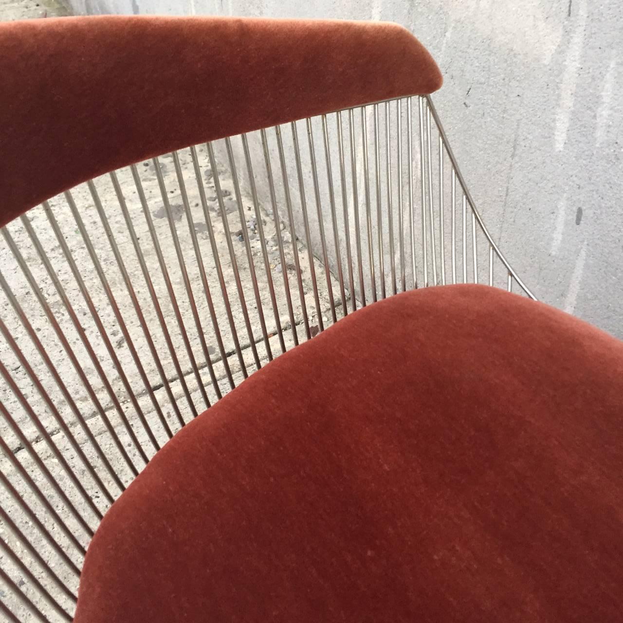 Warren Platner for Knoll Mid-Century Modern Accent Wire Chair In Good Condition In BROOKLYN, NY