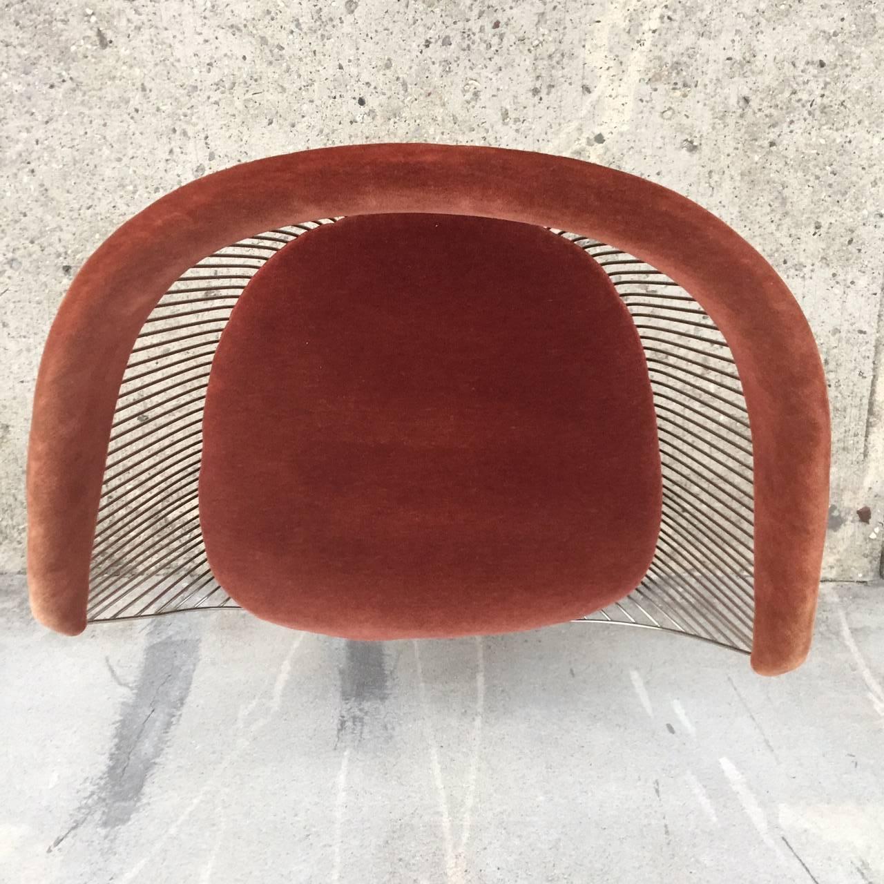 Mid-20th Century Warren Platner for Knoll Mid-Century Modern Accent Wire Chair