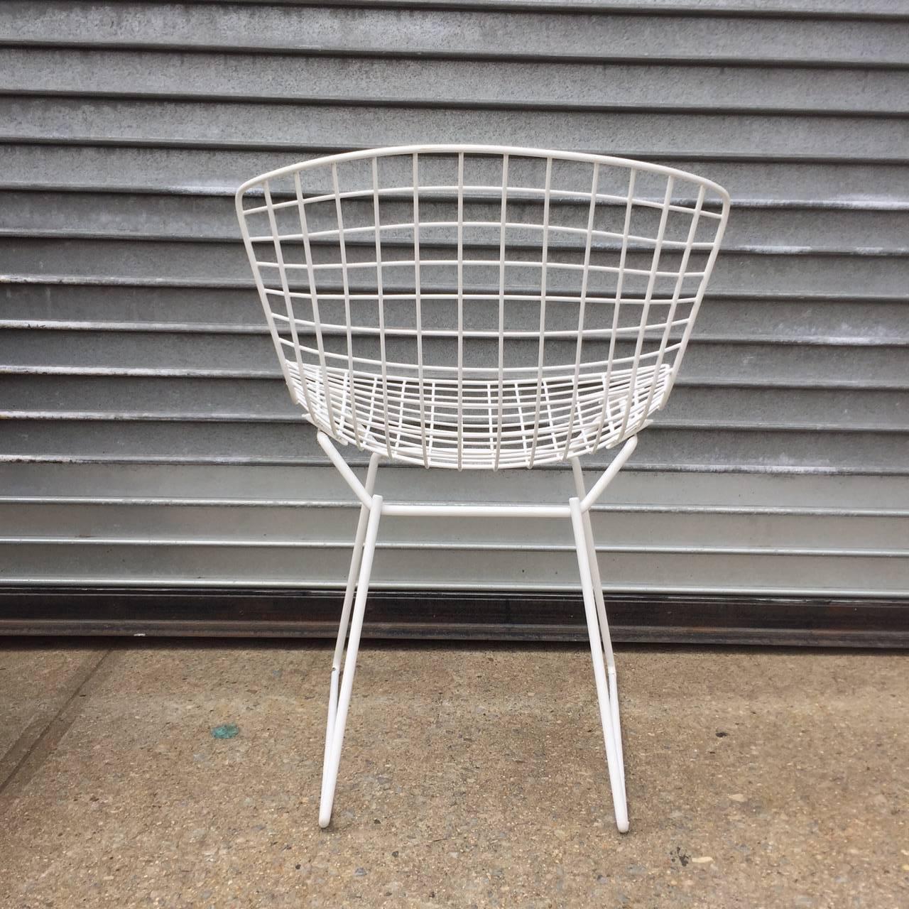 wire chair white