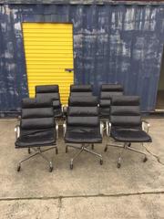 Eames for Herman Miller Soft Pad Lounge Chair on Casters