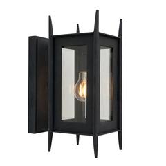 Modern Wrought Iron Exterior Wall Sconce Outdoor Lighting by Nathaniel Arnold 3