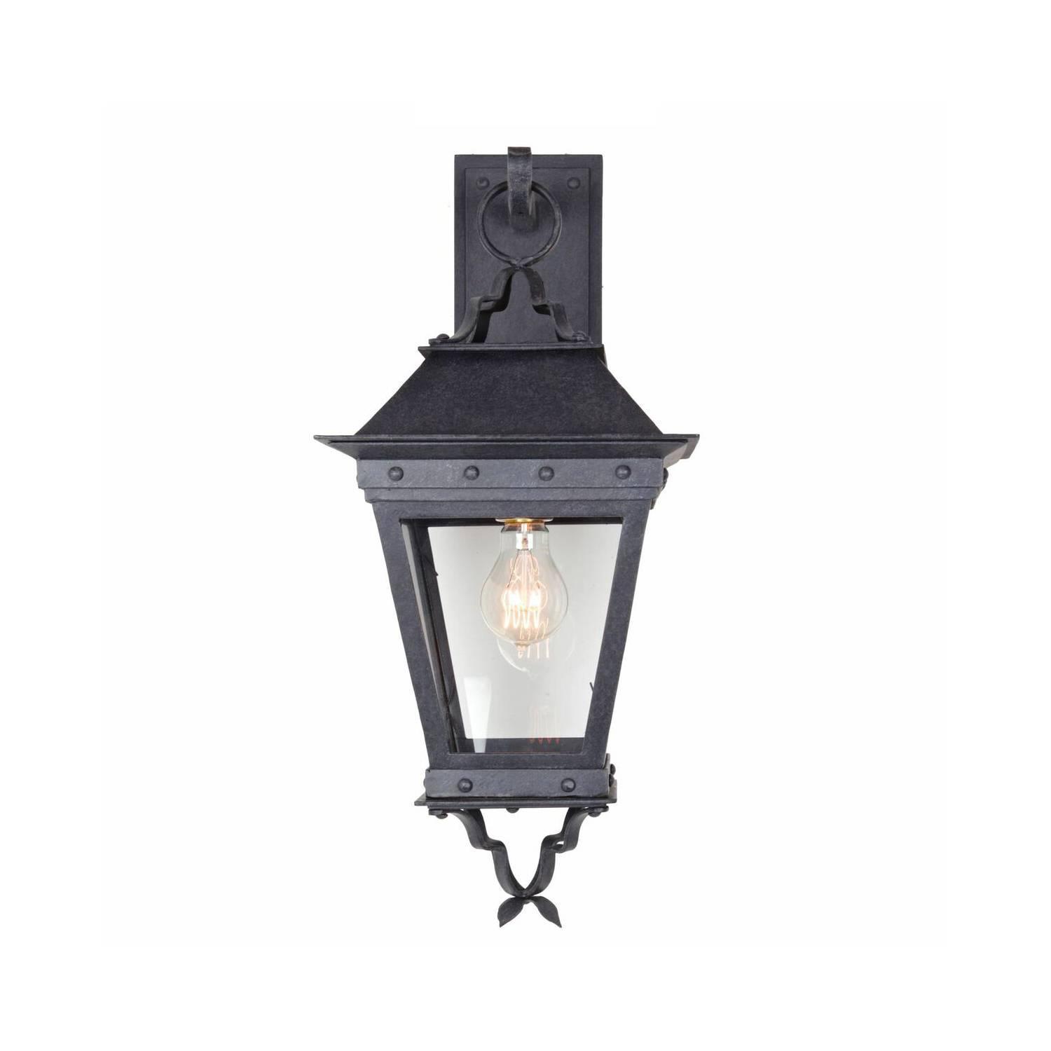wrought iron wall lantern