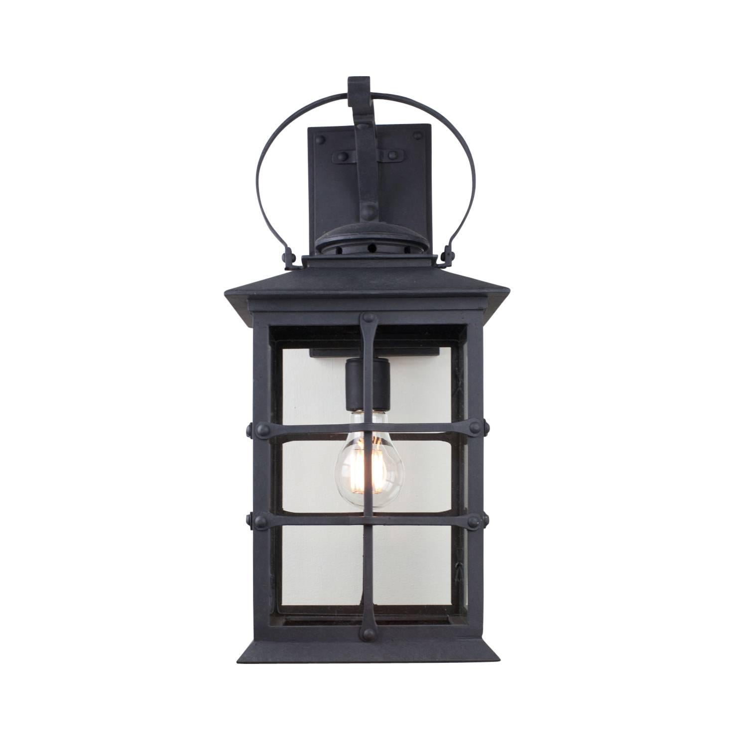 Built over 220 years ago, the historic Santa Barbara Mission displays the unpretentious adobe style of American Colonial architecture. Emulating its timeless look, our Mission inspired lantern has clean lines, detailed top, and a timeless look.