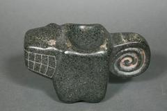 Zoomorphic Shaman Mortar, Pre-Columbian Art, Ecuador