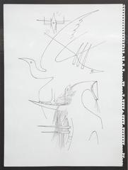 Wifredo Lam, Ink on Paper Drawing, 'Untitled', 1957, Cuba