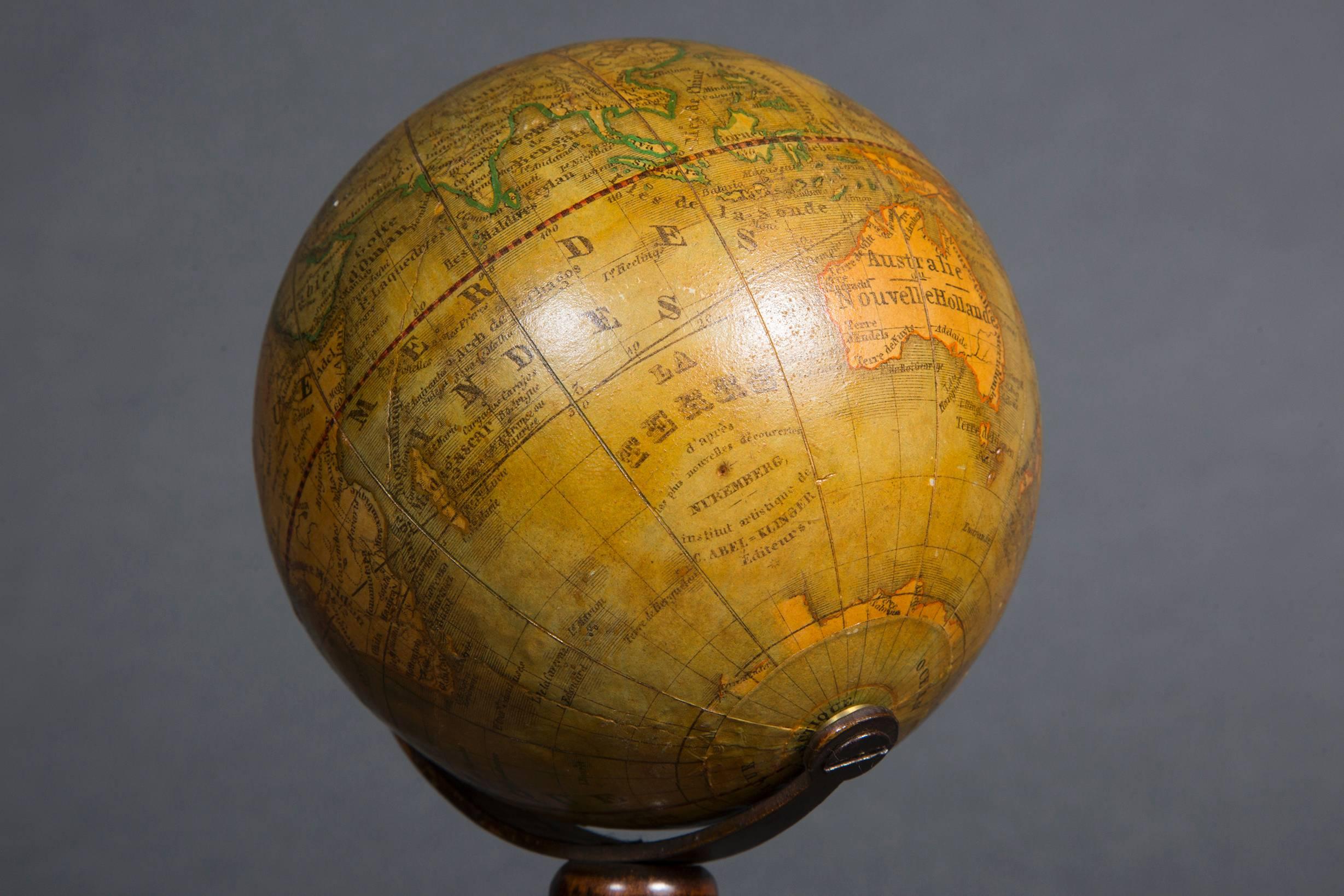 Set of Five Small 19th Century Globes 6