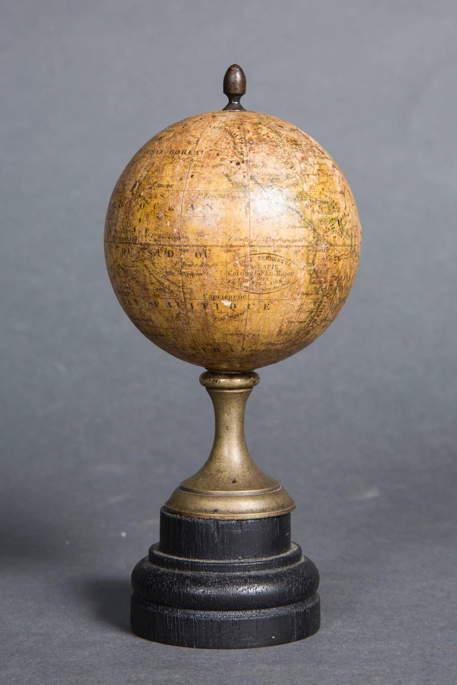 Set of Three Small 19th Century Globes 2