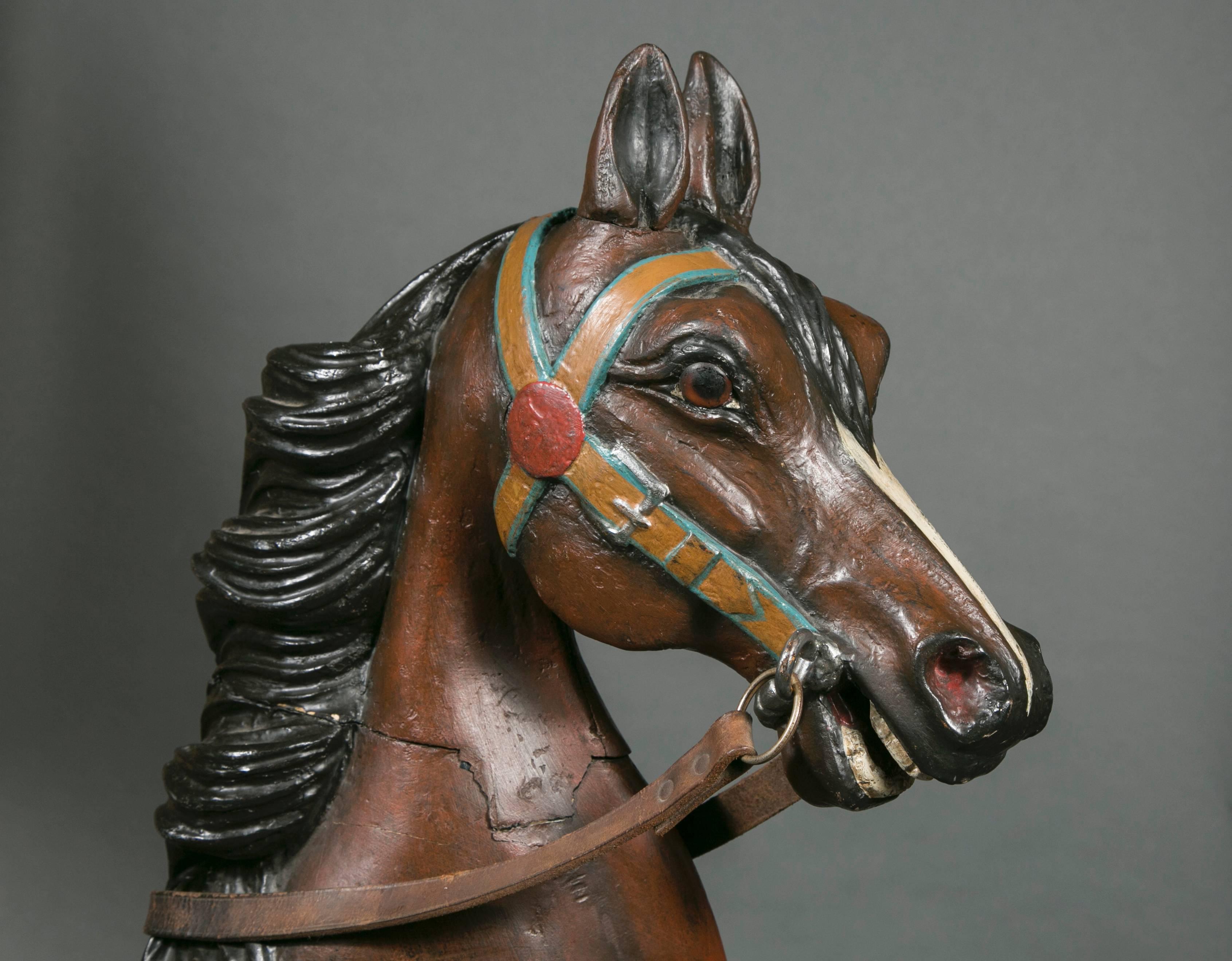 Prancing Horse, Limonaire Brothers, France Paris Workshop, circa 1910 For Sale 3