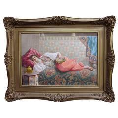 Francesco Ballesio, a Fine Orientalist Pencil and Watercolor 4