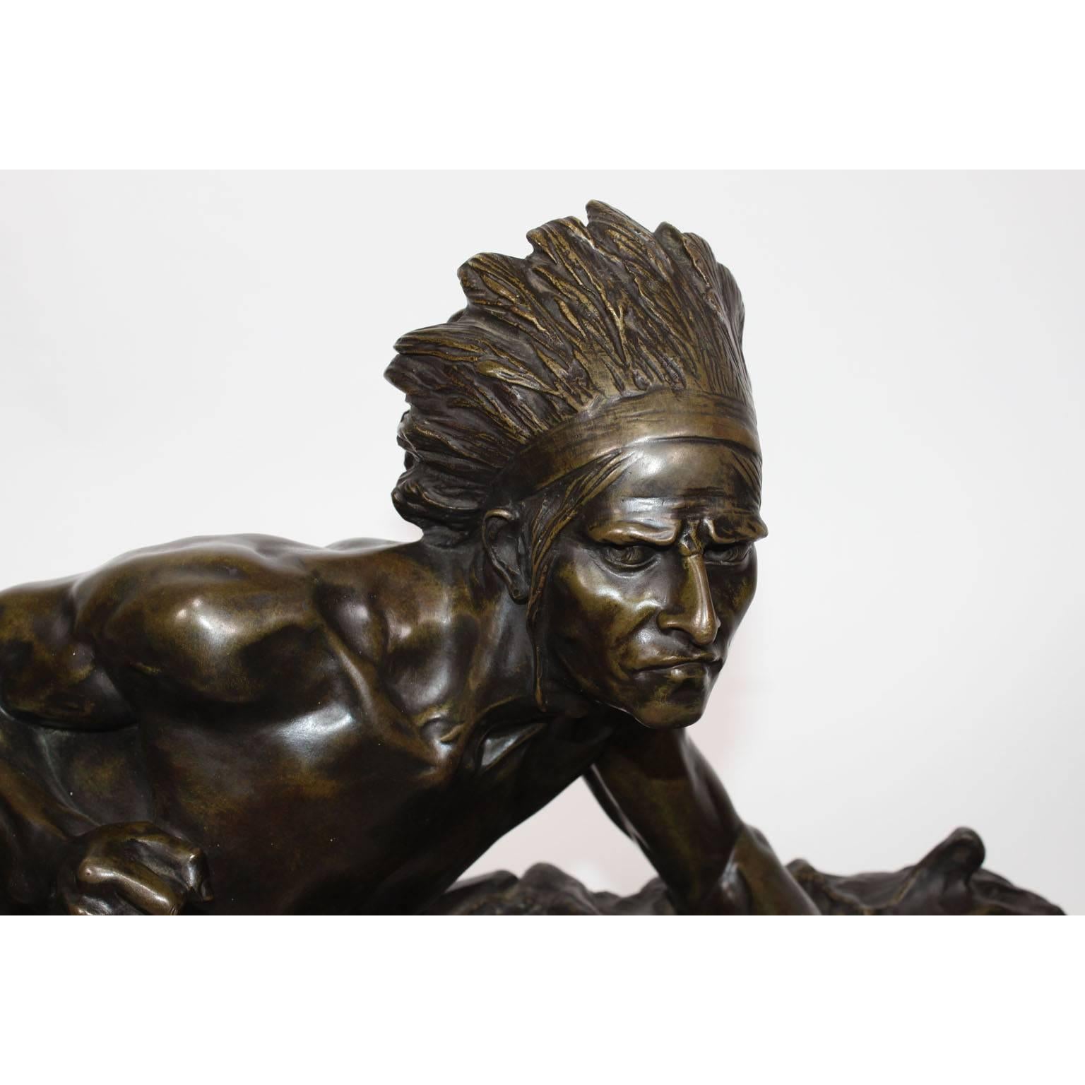 american indian bronze sculptures