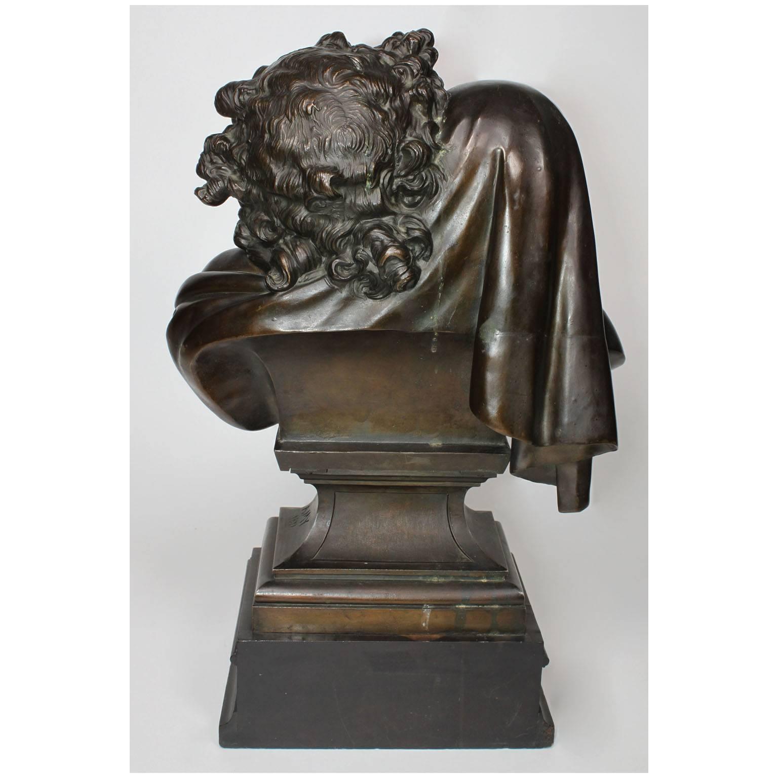 Ebonized French 19th Century Patinated Bronze 