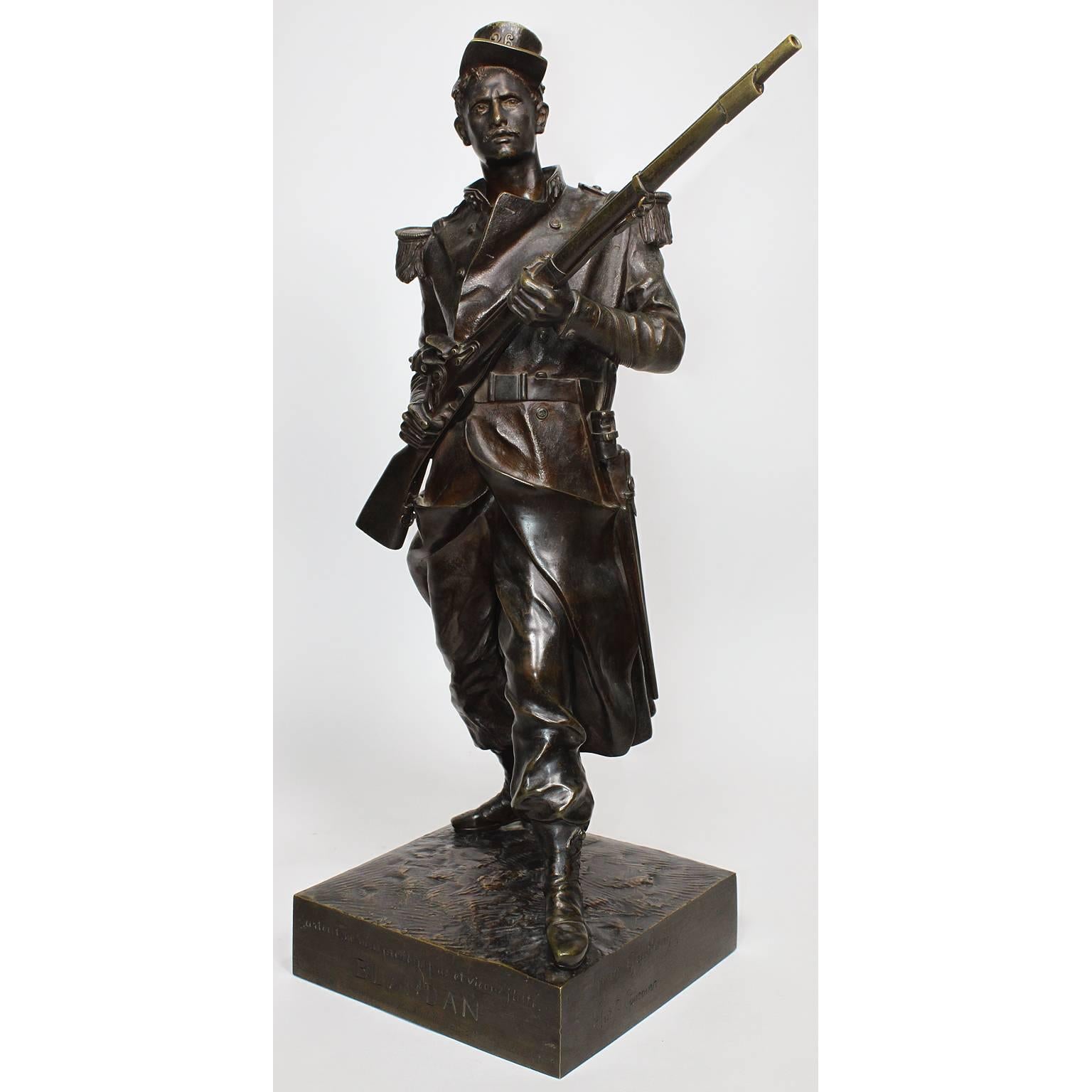 bronze military figures