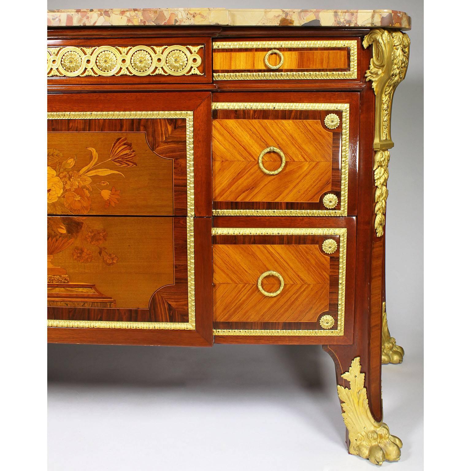 French Fine 19th Century Louis XVI Style Neoclassical Commode after Jean-Henri Riesener