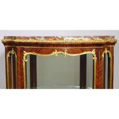 Louis XV Style Kingwood and Ormolu Vitrine, Attributed to François Linke