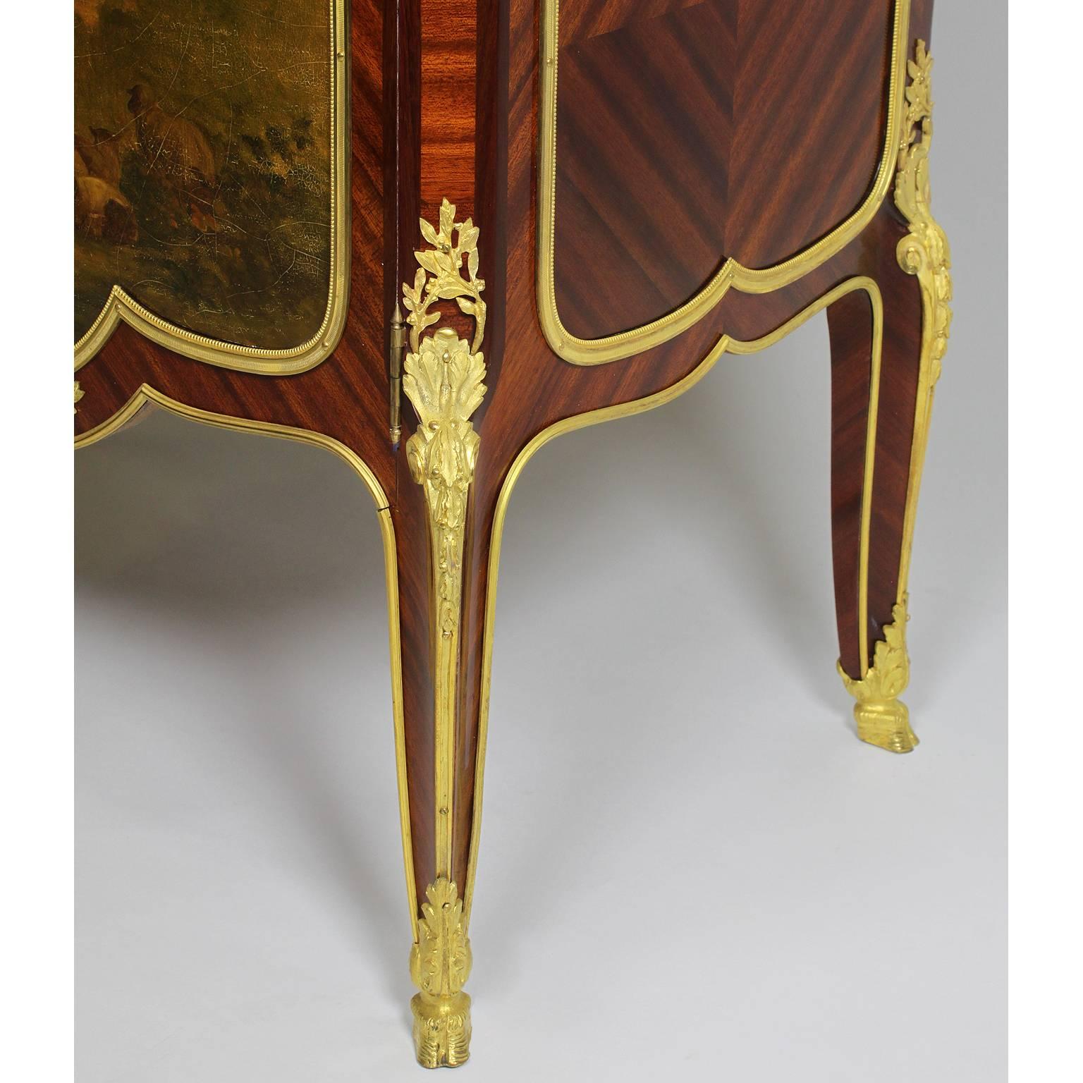 Fine French Belle Epoque 19th Century Vernis Martin Vitrine by Louis Majorelle For Sale 2