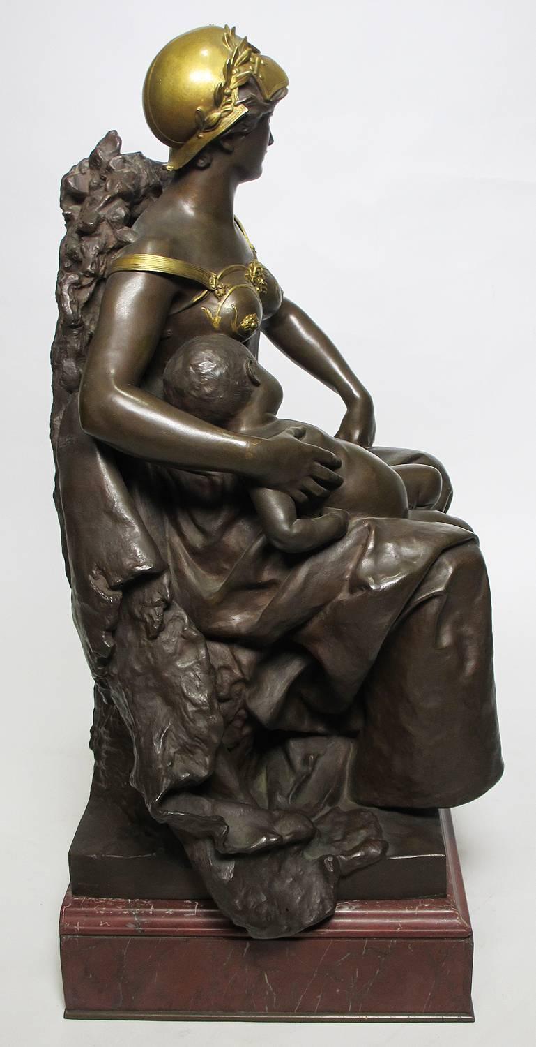 A French 19th Century Bronze Sculpture Titled 
