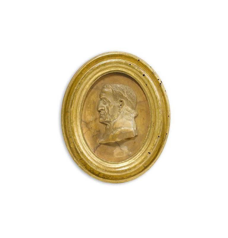 Greco Roman Italian 18th-19th Century Group of Six Portrait Reliefs of Roman Emperor Profile