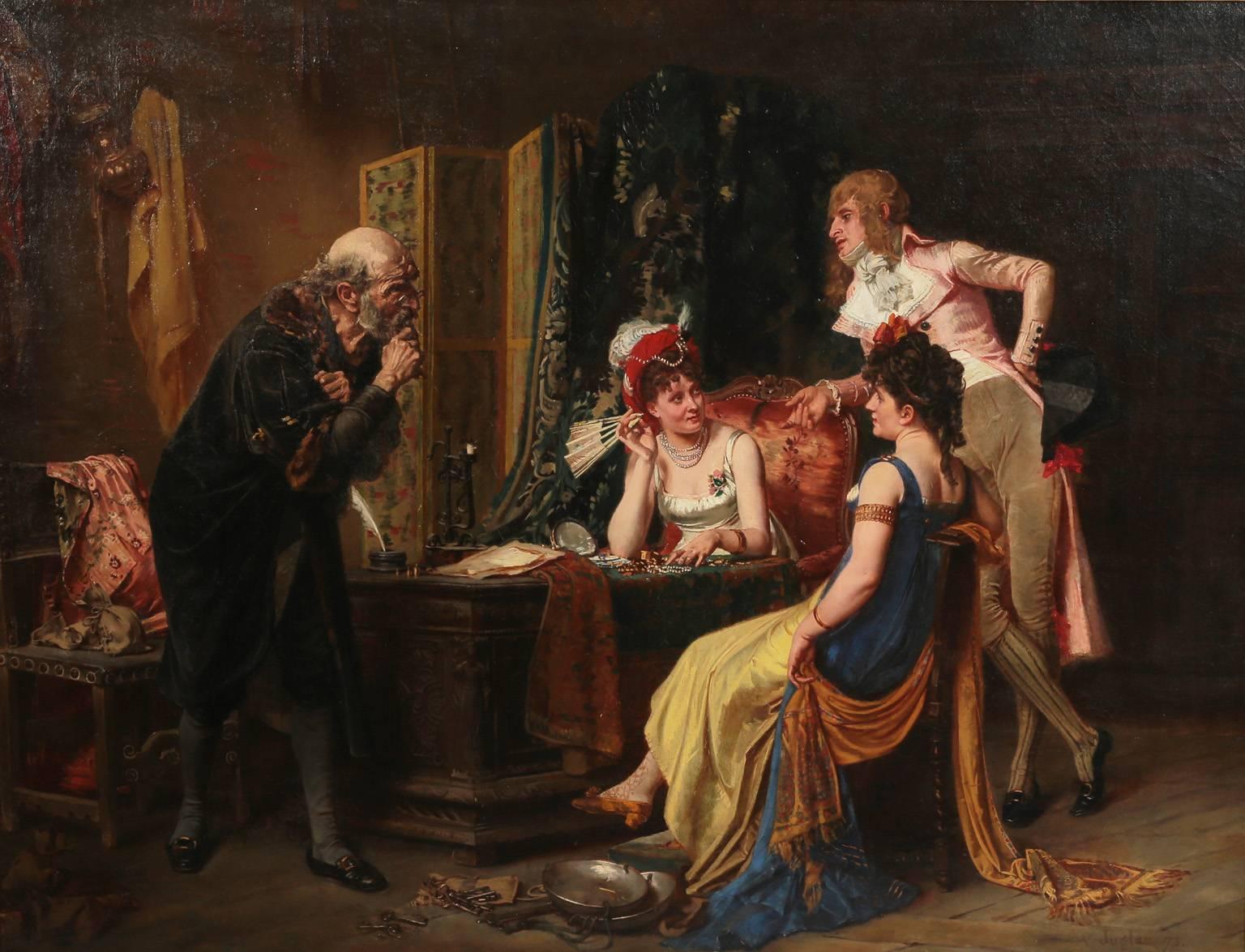 Victor-Henri Juglar (French, b. 1826) Oil on canvas 