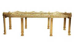 Large French Empire Style Napoleon III Gilt-Bronze Surtout-de-table Coffee Table