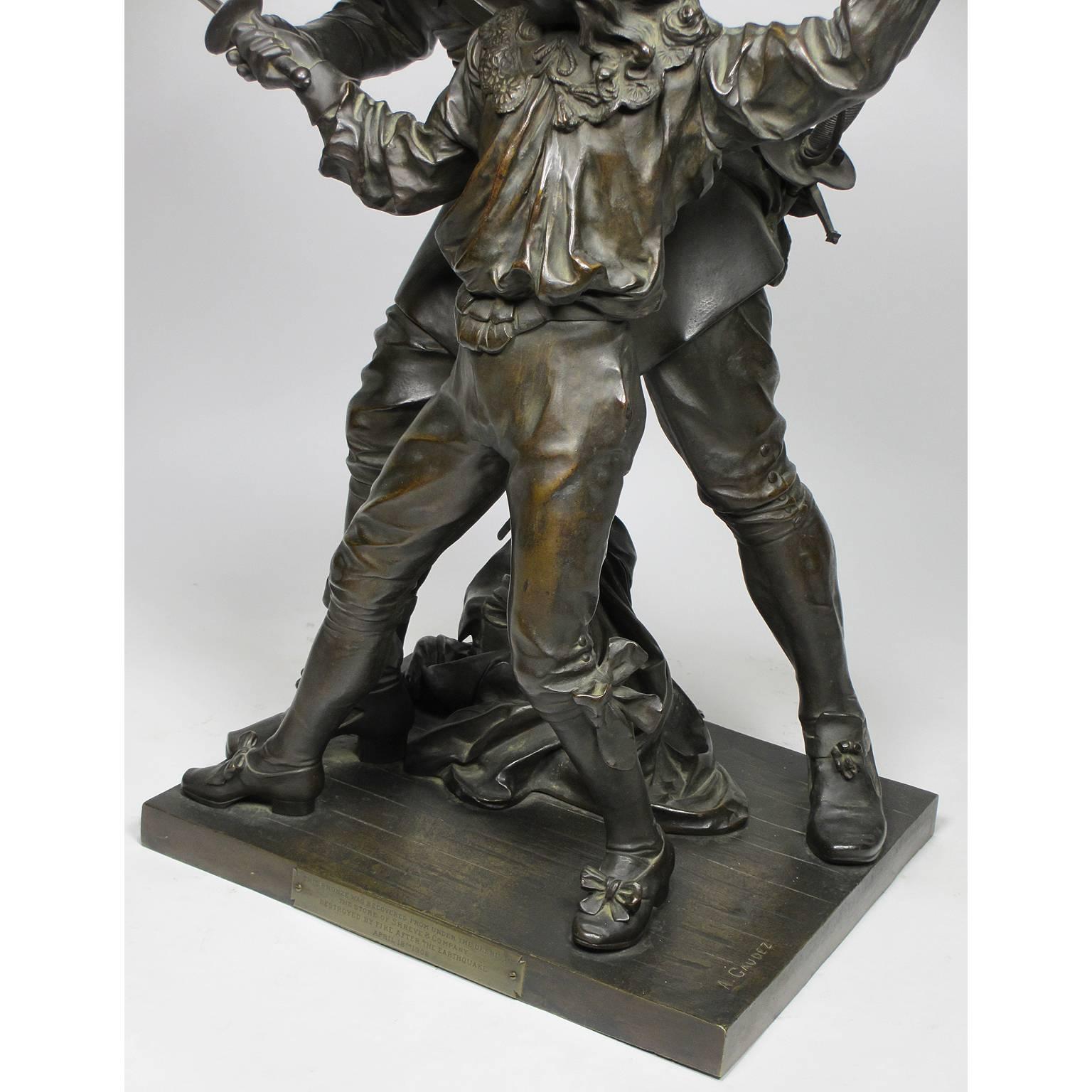 19th Century Bronze Figural Group 