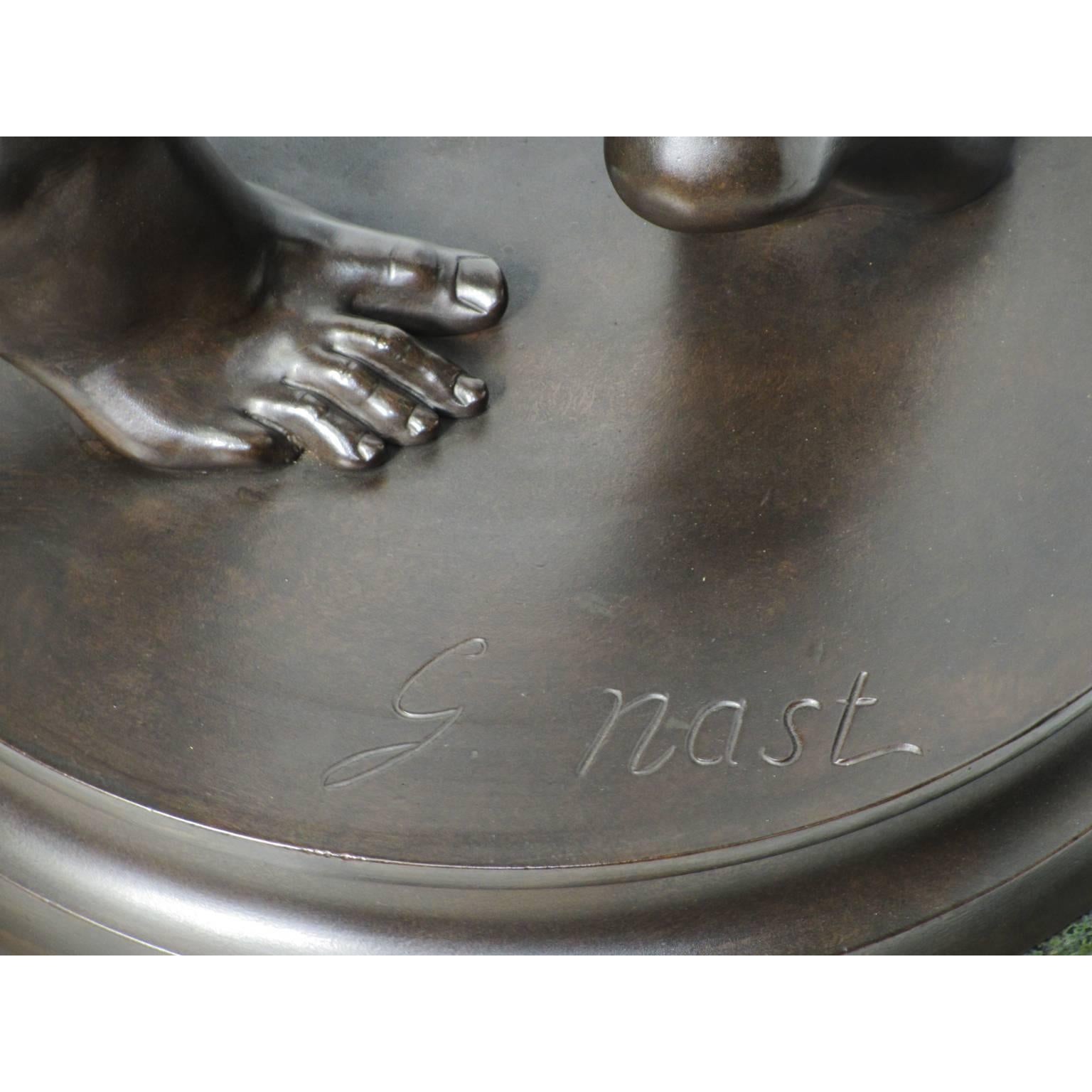 Bronzo francese del XIX secolo a grandezza naturale 