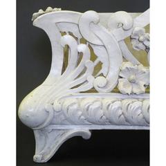 French Art-Nouveau Carved Wood Planter, Former Property of Oprah Winfrey