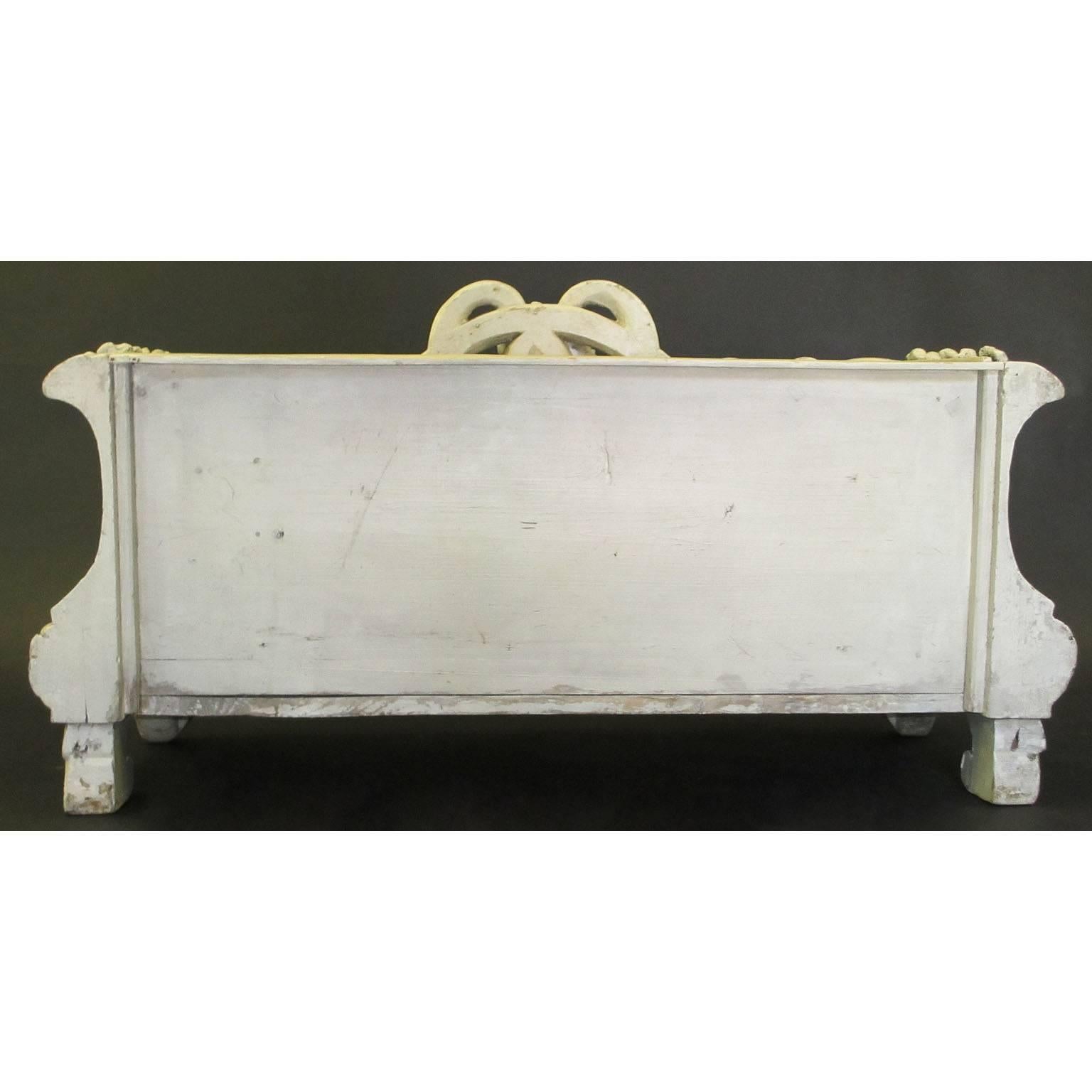 French Art-Nouveau Carved Wood Planter, Former Property of Oprah Winfrey 1