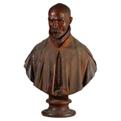 After Gian Lorenzo Bernini (Italian 1598-1680) Bust Monsignor Pedro Foix Montoya
