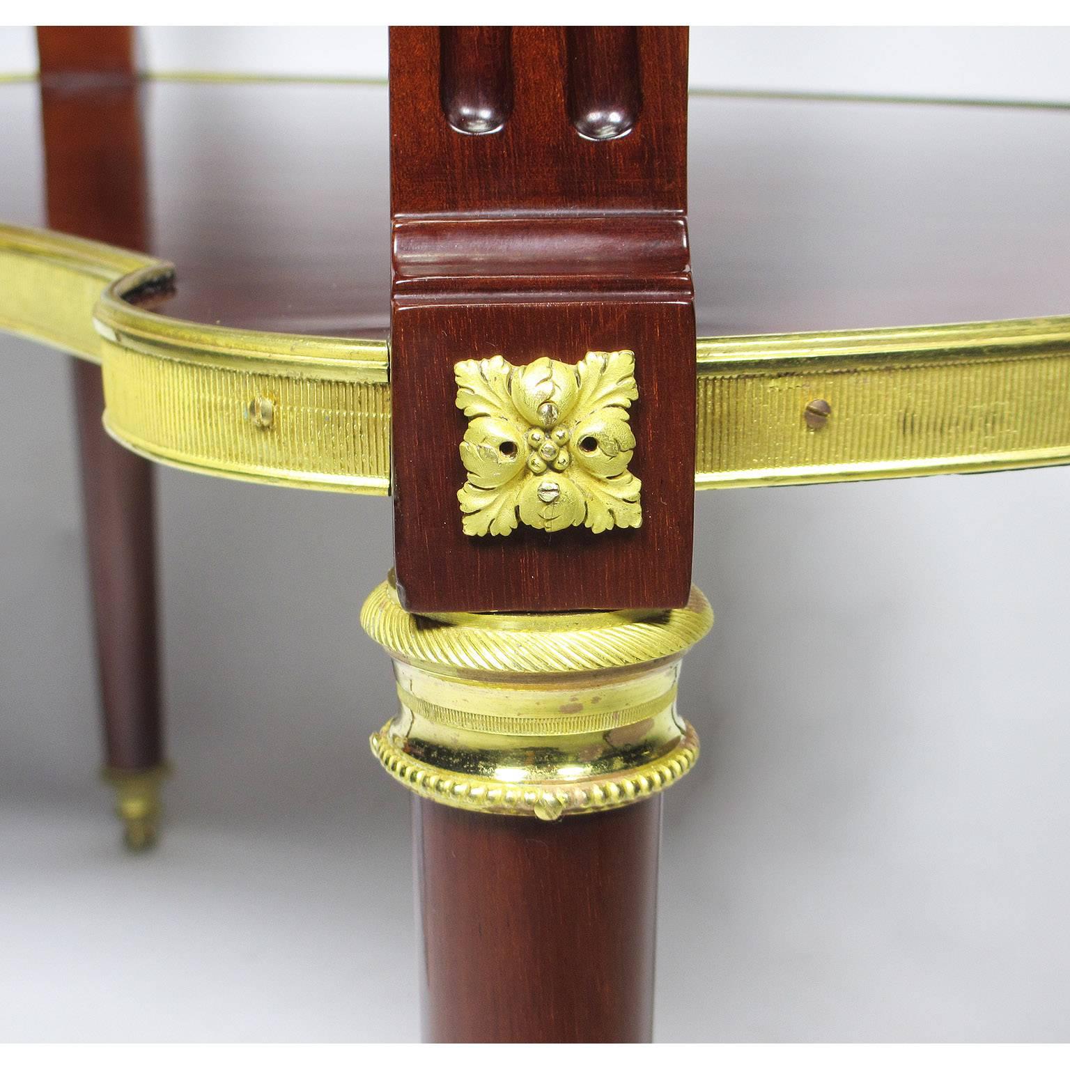 A French Louis XVI Style Belle Epoque Ormolu-Mounted Vitrine Table, Attr. Linke  1