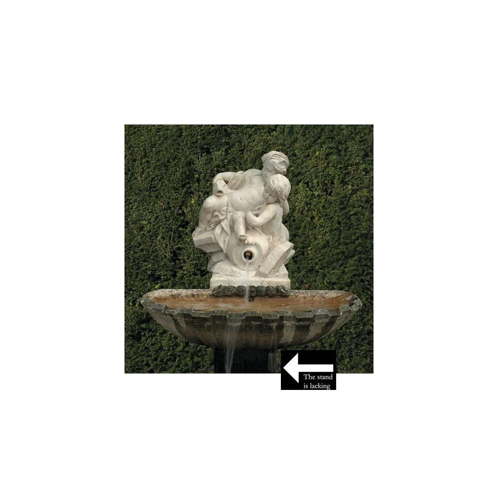 French 19th Century Carved White Marble Allegorical Garden Fountain with Putti For Sale 5