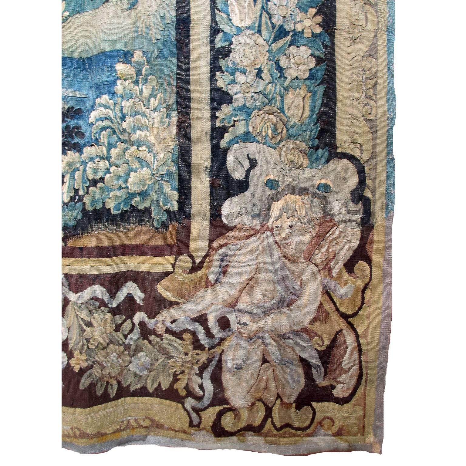 Franco-Flemish 18th Century Figural Tapestry Allegorical to 