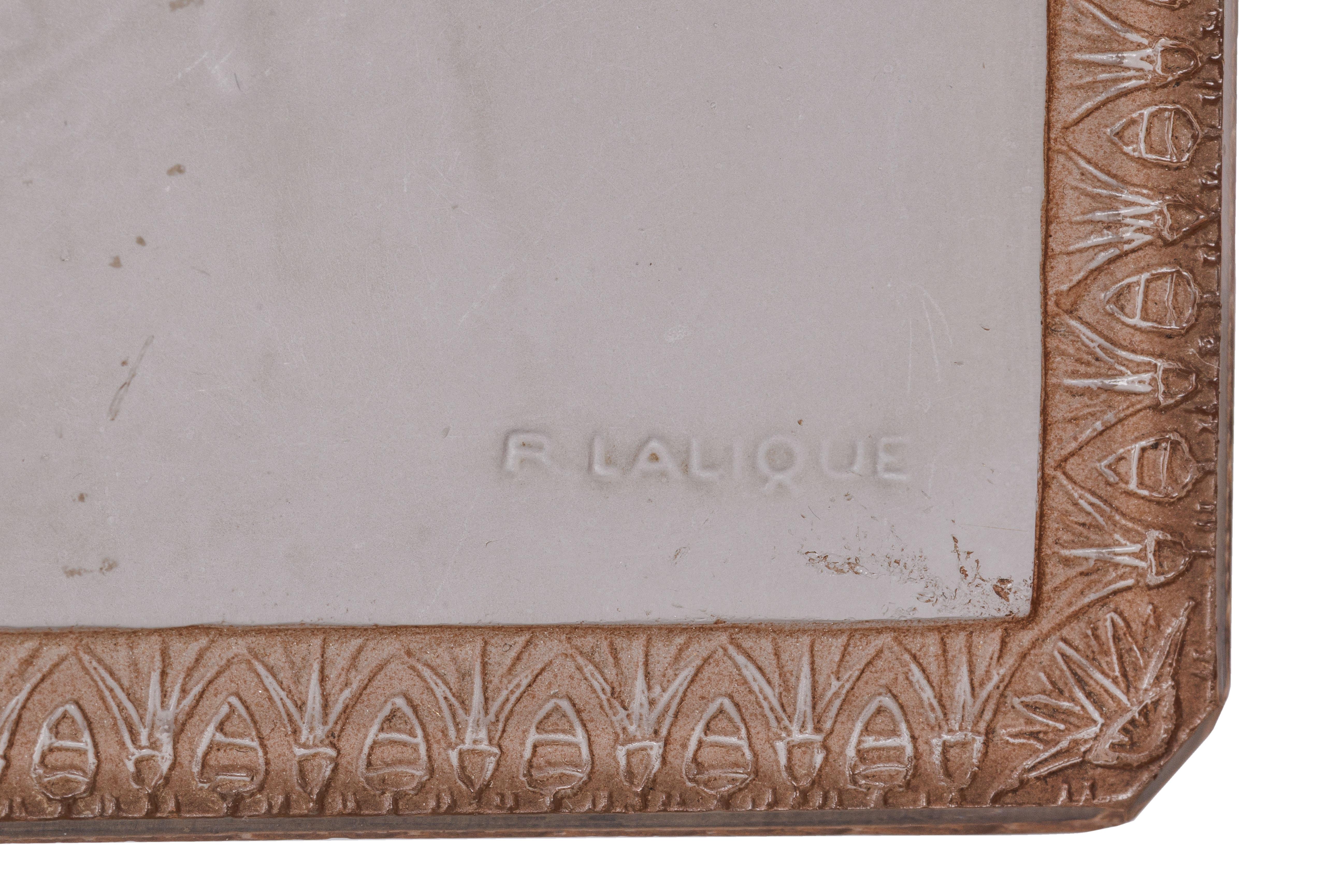 Art Deco A Rare 1924 'King Fouad I' Box by René Lalique For Sale