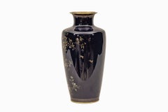 Exceptional Japanese Cloisonné Enamel Vase Attributed to Hayashi Kodenji