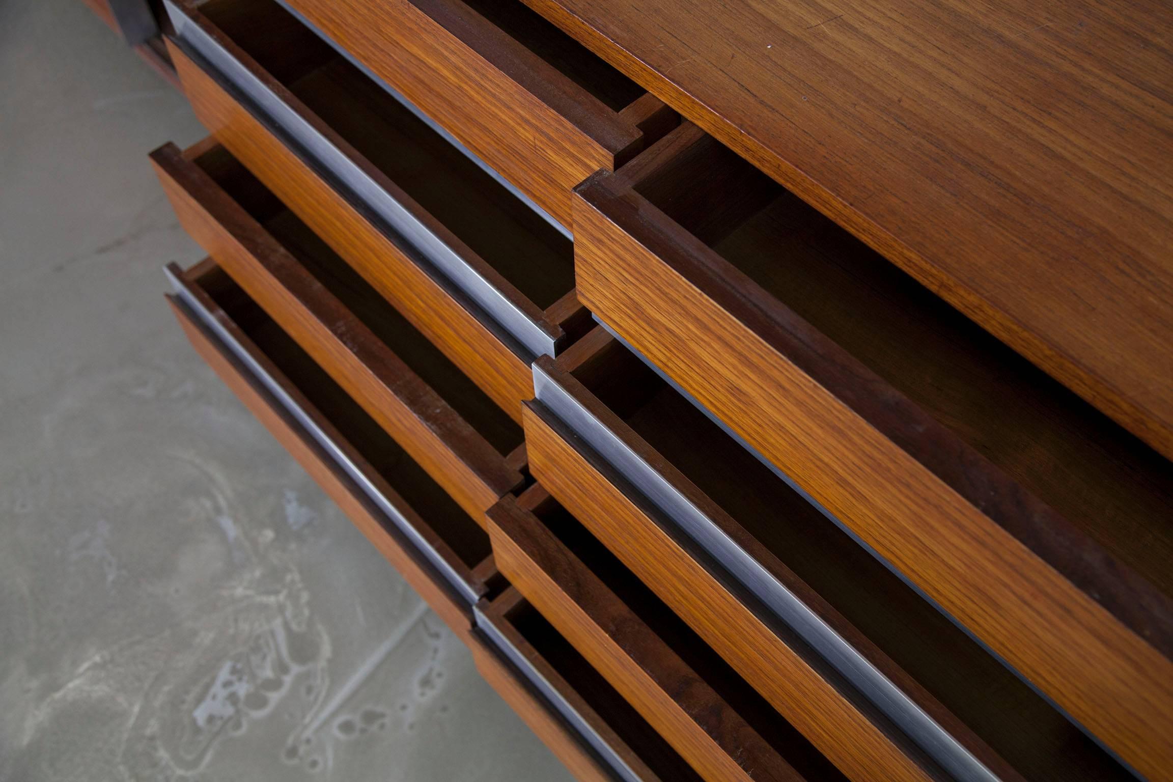 Teak Wall-Unit by Ico Parisi for Mim Roma Model Urio For Sale 3